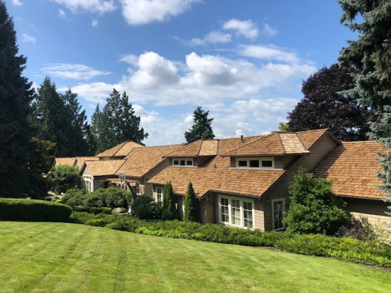 Seattle Roof Replacement with 3-4 Cedar Shake Roofing