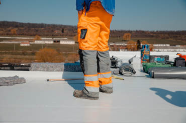 flat roofing installation