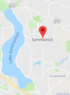 map of sammamish roofing service area